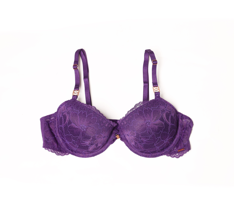 22221342-ba6e-11f0-a451-fa8098539ba5 חזייה מרפדת תחרה סגול – תמונה 1